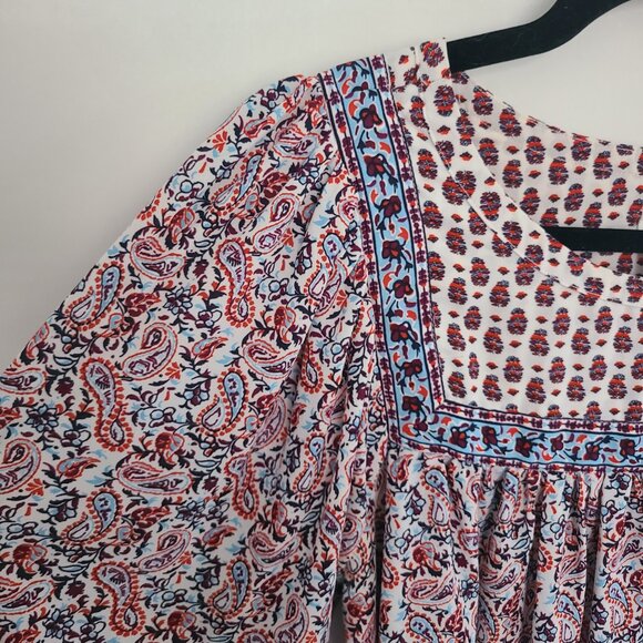 Boho Floral Paisley Blouse - Picture 3 of 7